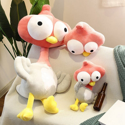 Funny Shocked Giant Ostrich Plushies